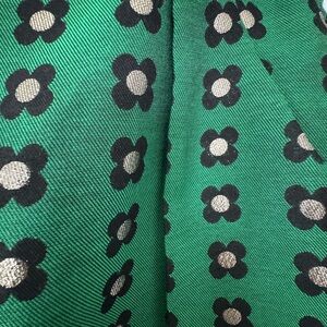 Green Floral Patterned Fabric